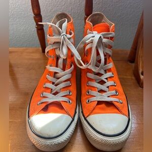 Orange Converse All Stars